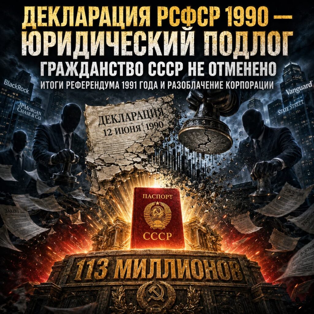 Государственный суверенитет РСФСР 1990: юридическая ничтожность Декларации