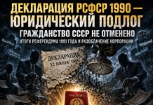 Государственный суверенитет РСФСР 1990: юридическая ничтожность Декларации Государственный суверенитет РСФСР 1990: юридическая ничтожность Декларации