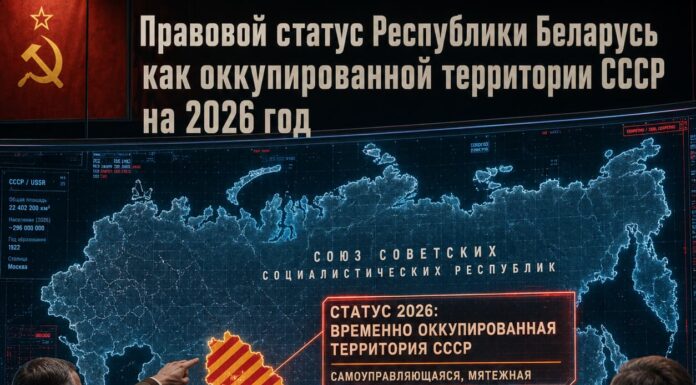 Правовой статус Республики Беларусь как оккупированной территории СССР на 2026 год Беларусь