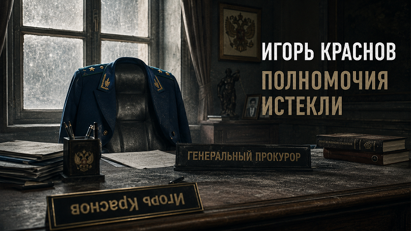 Игорь Краснов не имеет законных полномочий — кресло генерального прокурора пусто Игорь Краснов не имеет законных полномочий — кресло генерального прокурора пусто