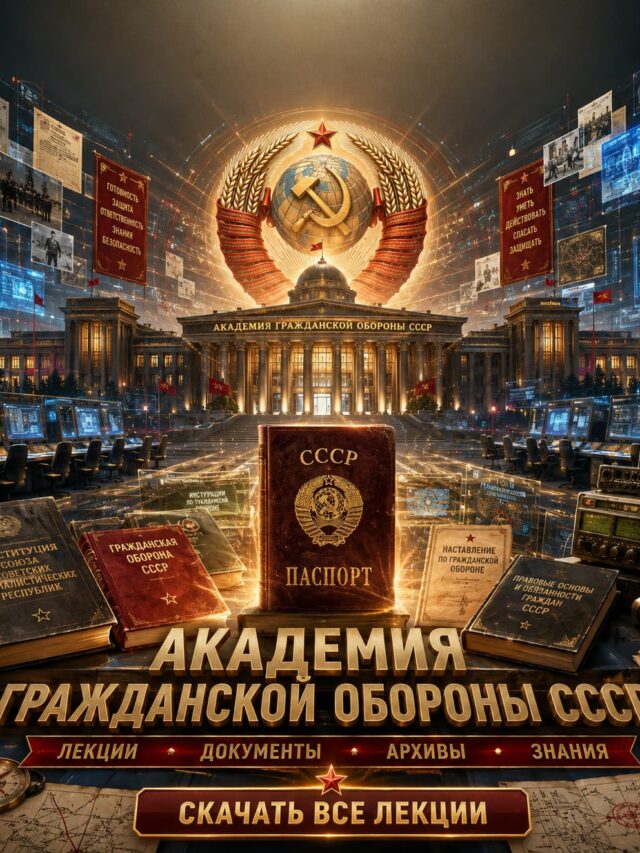 ВСЕ ЛЕКЦИИ АКАДЕМИЯ ГРАЖДАНСКОЙ ОБОРОНЫ СССР
