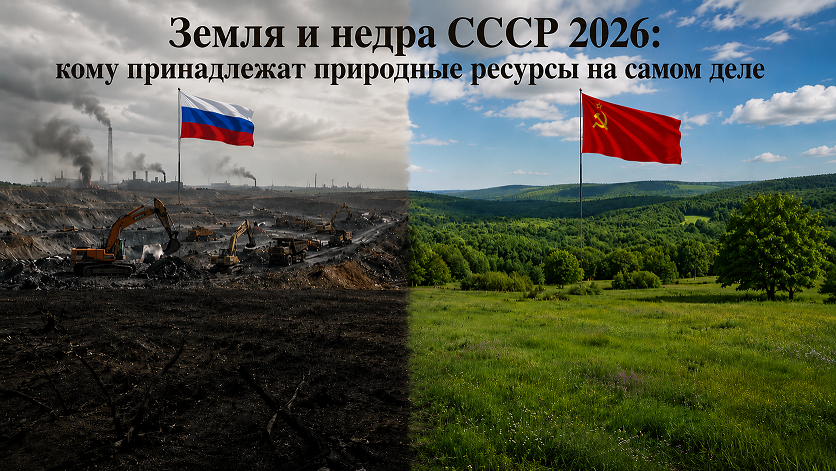 1. Земля и недра СССР — общенародное достояние, а не частная собственность 1. Земля и недра СССР — общенародное достояние, а не частная собственность