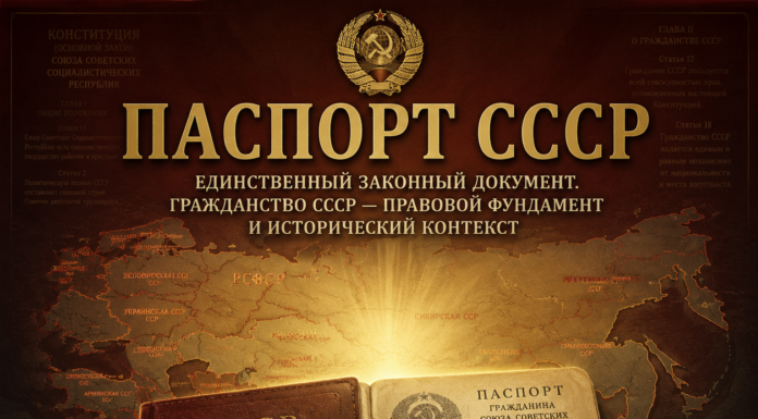 Паспорт Свободы: Правовое бессмертие СССР Паспорт СССР