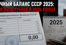 Передаточный баланс СССР 2025: почему у РФ ноль рублей и ноль копеек Передаточный баланс СССР 2025: у РФ ноль рублей и ноль копеек