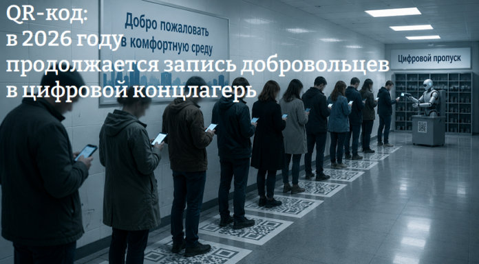 QR-код: в 2026 году продолжается запись добровольцев в цифровой концлагерь QR-код: в 2026 году продолжается запись добровольцев в цифровой концлагерь