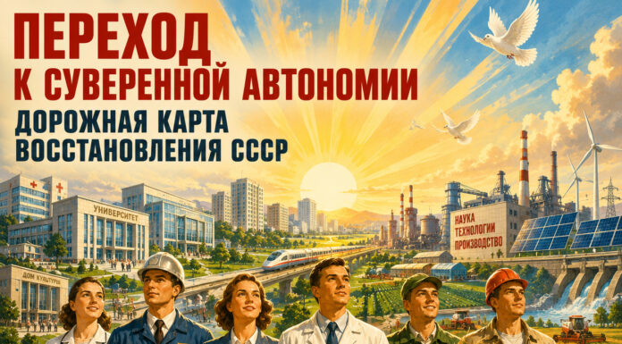 ПЕРЕХОД К СУВЕРЕННОЙ АВТОНОМИИ: ДОРОЖНАЯ КАРТА ВОССТАНОВЛЕНИЯ СССР НА БЛИЖАЙШИЕ 20 ЛЕТ Дорожная карта восстановления СССР