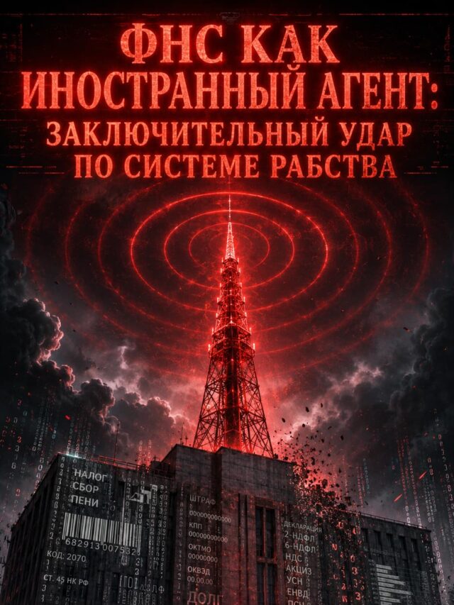 ФНС КАК ИНОСТРАННЫЙ АГЕНТ: ЗАКЛЮЧИТЕЛЬНЫЙ УДАР ПО СИСТЕМЕ РАБСТВА