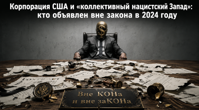 Корпорация США и «коллективный нацистский Запад»: кто объявлен вне закона в 2024 году Корпорация США и «коллективный нацистский Запад»: кто объявлен вне закона в 2024 году