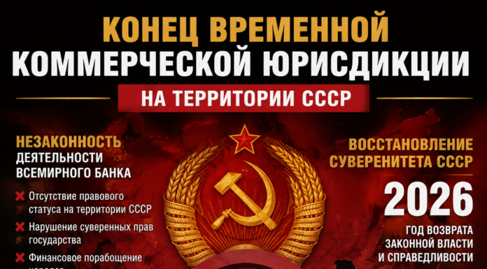 Конец временной коммерческой юрисдикции: незаконность деятельности Всемирного банка и восстановление суверенитета СССР в 2026 году