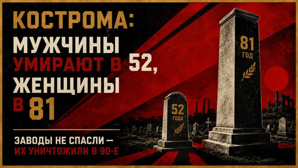 Демографическая катастрофа в России - график смертности