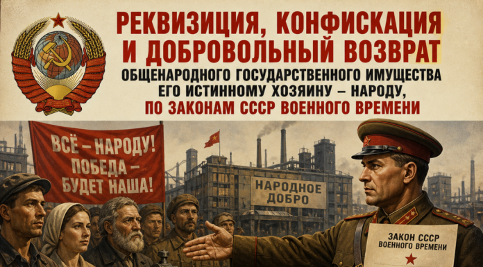 Реквизиция и конфискация имущества СССР: механизм возврата общенародной собственности