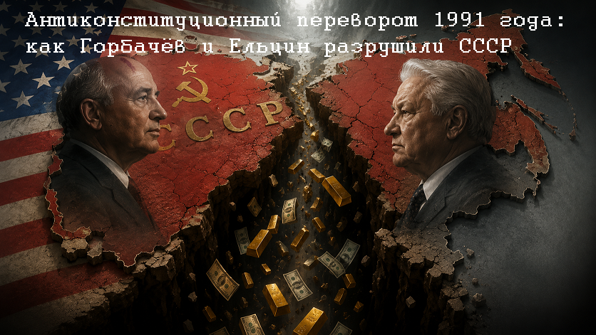 Горбачёв-Ельцын Переворот 1991: Горбачёв, Ельцин и разрыв страны
