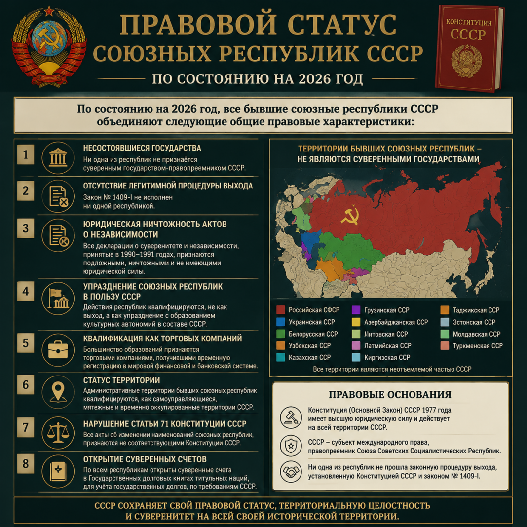 правовой статус союзных республик