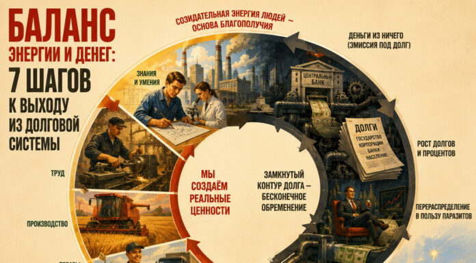 БАЛАНС ЭНЕРГИИ И ДЕНЕГ: 7 ШАГОВ К ВЫХОДУ ИЗ ДОЛГОВОЙ СИСТЕМЫ Баланс энергии и денег