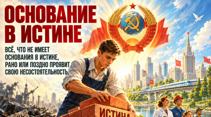 Основание в истине. Всё, что не имеет его, рано или поздно проявит свою несостоятельность Основание в истине