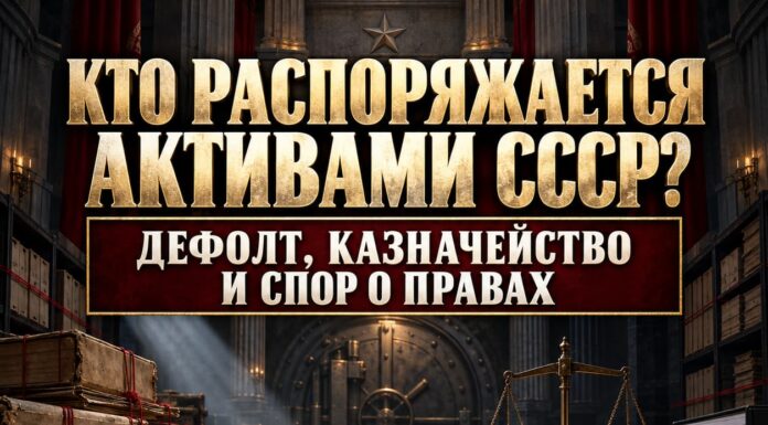 Дефолт торговой компании «Российская Федерация», позиция Суверенного Международного казначейства М1 и переход прав ОВД к ГКЧП СССР