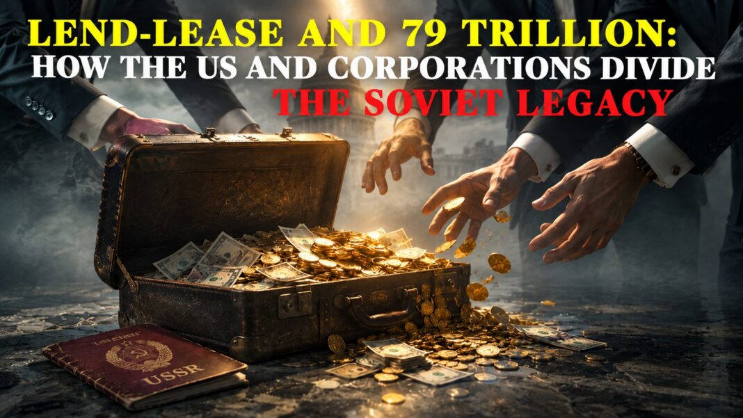 Lend-Lease and 79 Trillion: How the US and Corporations Are Dividing Up the Soviet Legacy — English cover Lend-Lease and 79 Trillion: How the US and Corporations Are Dividing Up the Soviet Legacy