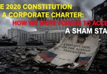 The 2020 Constitution as a Corporate Charter: How a Sham State Was Imposed on Us The 2020 Constitution as a Corporate Charter: How a Sham State Was Imposed on Us
