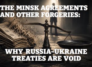 The Minsk Agreements and Other Forgeries: Why the Treaties Between the Russian Federation and Ukraine Are Void The Minsk Agreements and Other Forgeries: Why the Treaties Between the Russian Federation and Ukraine Are Void