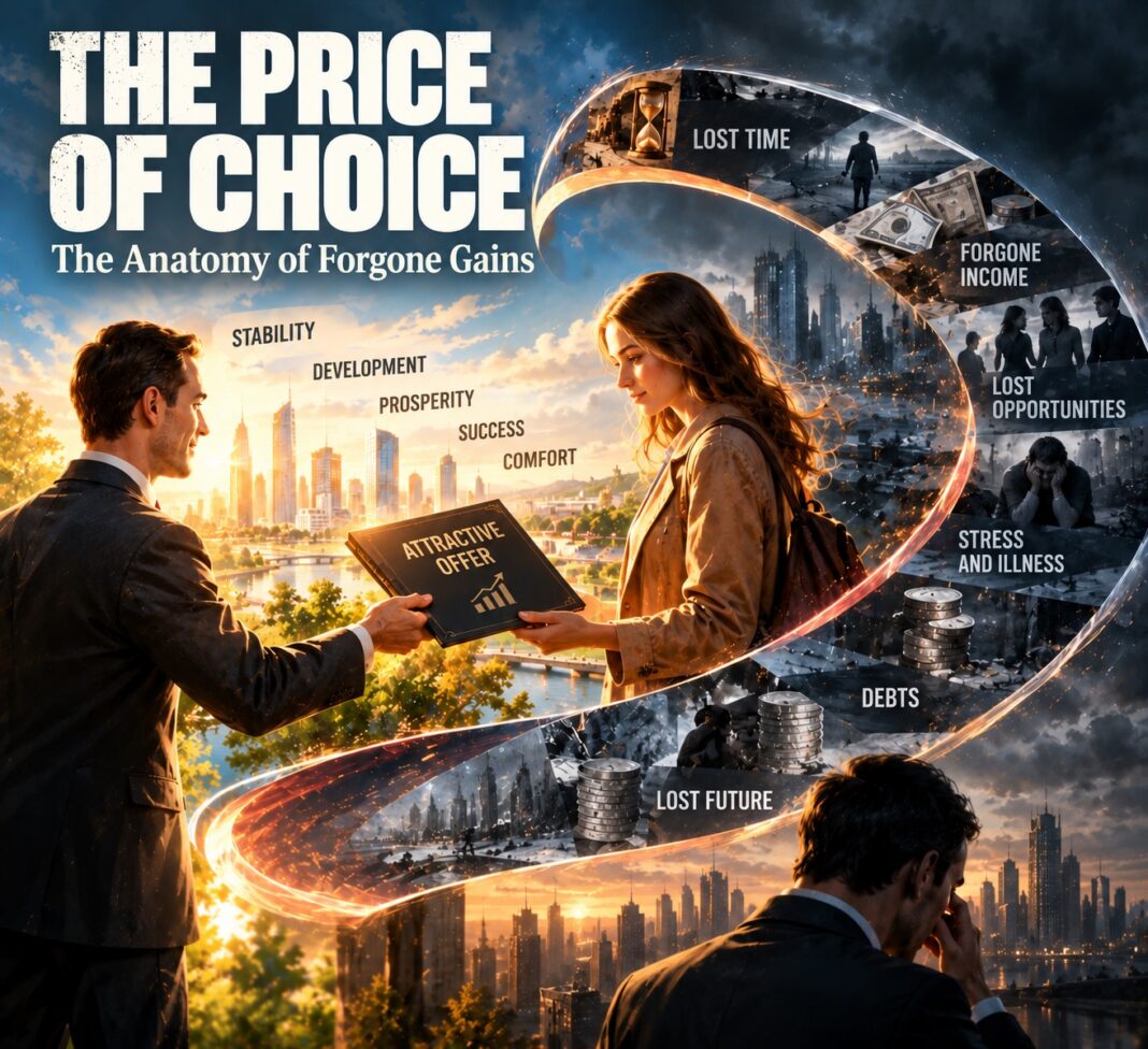 The Price of Choice: The Anatomy of Forgone Gains — English cover The Price of Choice: The Anatomy of Forgone Gains