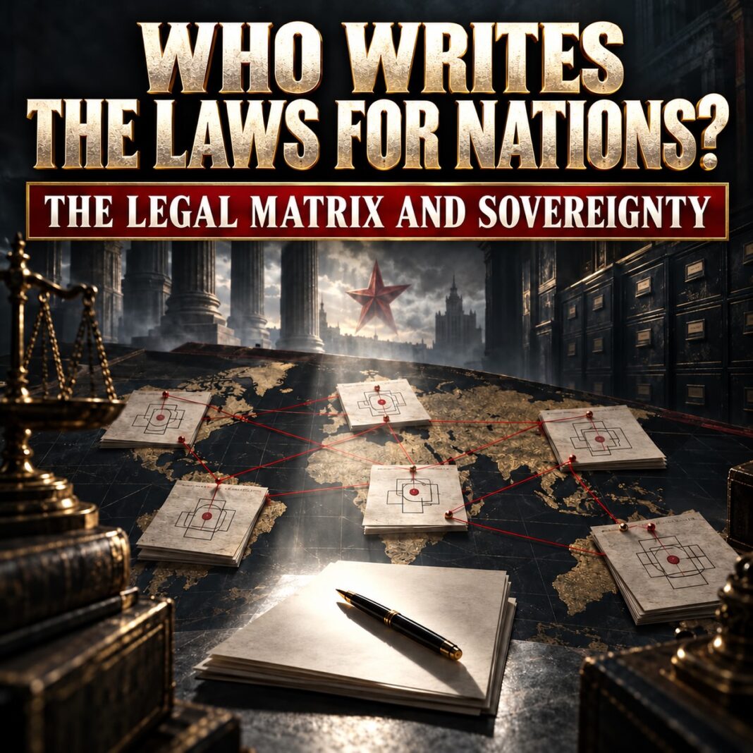 The World’s Legal Matrix: How Canon Law and UNIDROIT Stripped Countries of Sovereignty — English cover The World’s Legal Matrix: How Canon Law and UNIDROIT Stripped Countries of Sovereignty