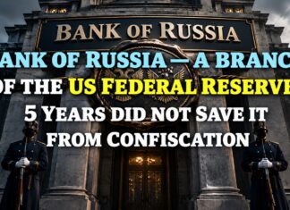 The Bank of Russia Is a Branch of the US Federal Reserve: 5 Years Did Not Save It from Confiscation The Bank of Russia Is a Branch of the US Federal Reserve: 5 Years Did Not Save It from Confiscation