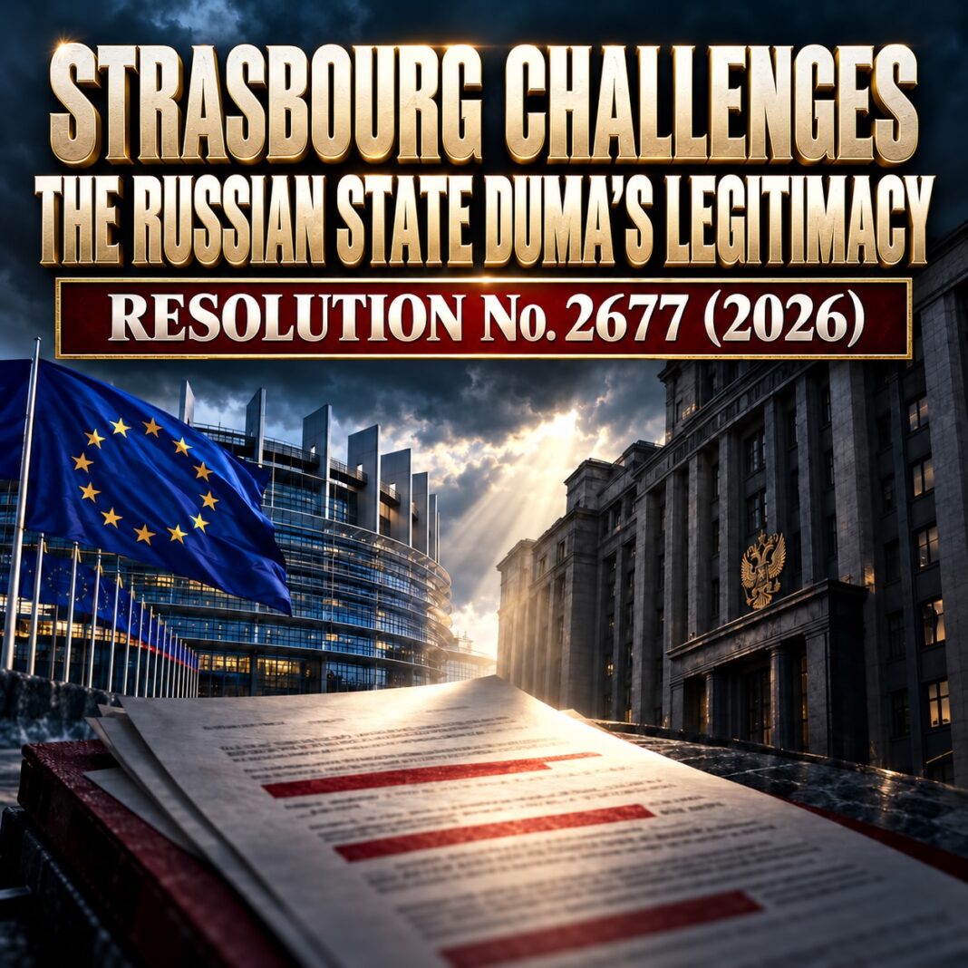 Strasbourg questioned the Russian State Duma’s right to represent the people — English cover Strasbourg questioned the Russian State Duma’s right to represent the people