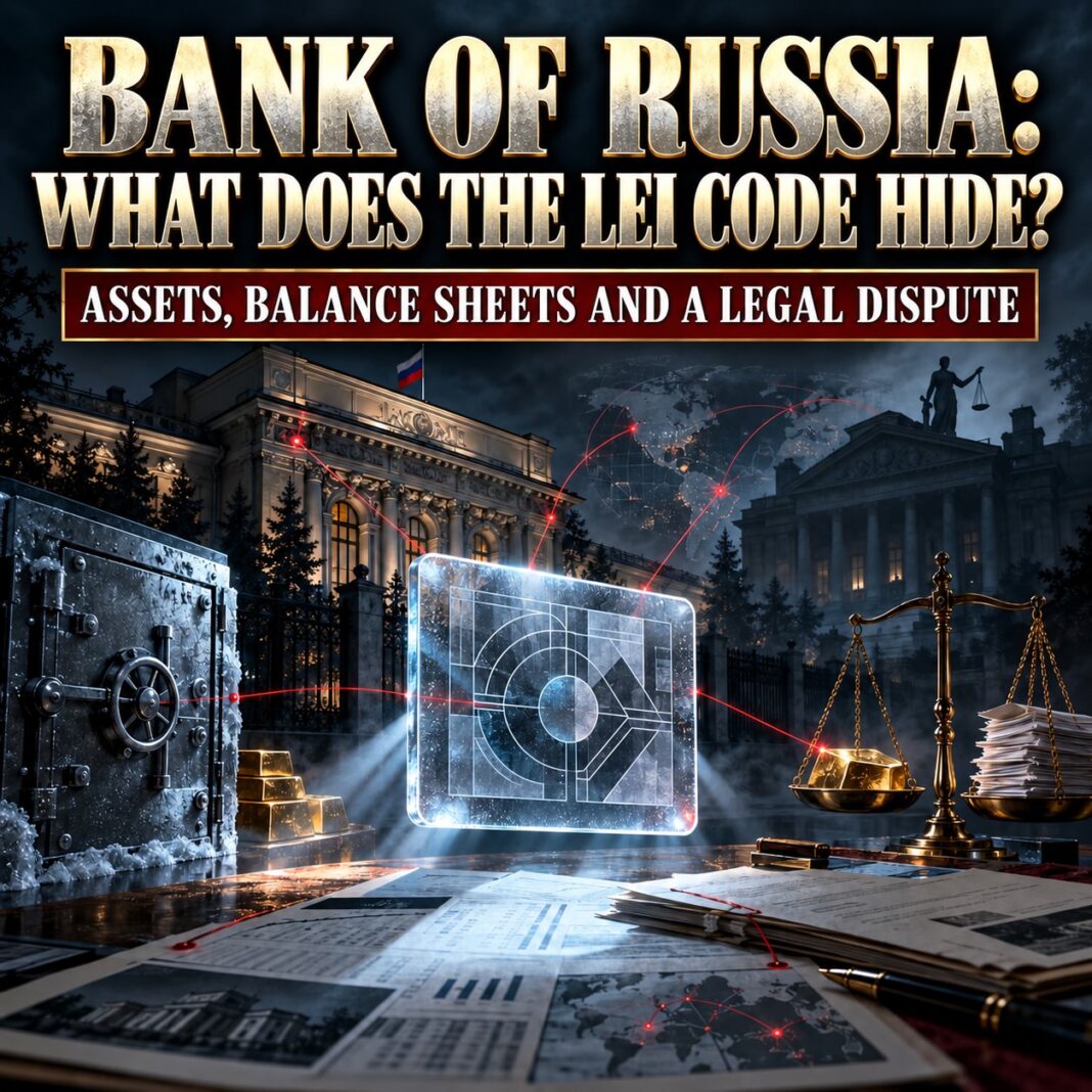 Loss of the LEI Code and Liquidation of the Bank of Russia by 2026: Mechanisms under International Law, Deadlines and Balance Sheet Consequences — English cover Loss of the LEI Code and Liquidation of the Bank of Russia by 2026: Mechanisms under International Law, Deadlines and Balance Sheet Consequences