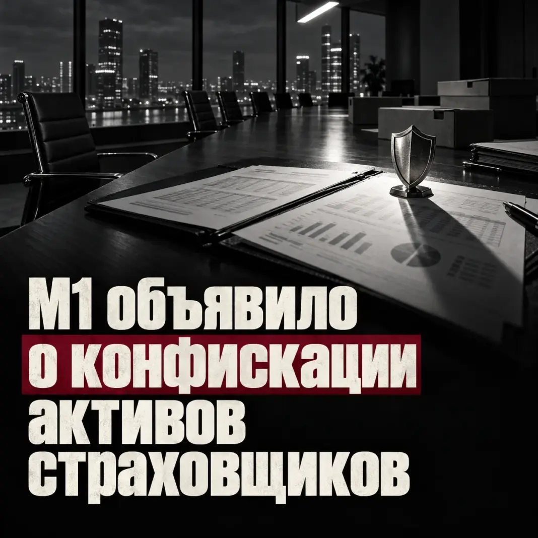 Казначейство М1 конфискует активы всех страховых организаций мира