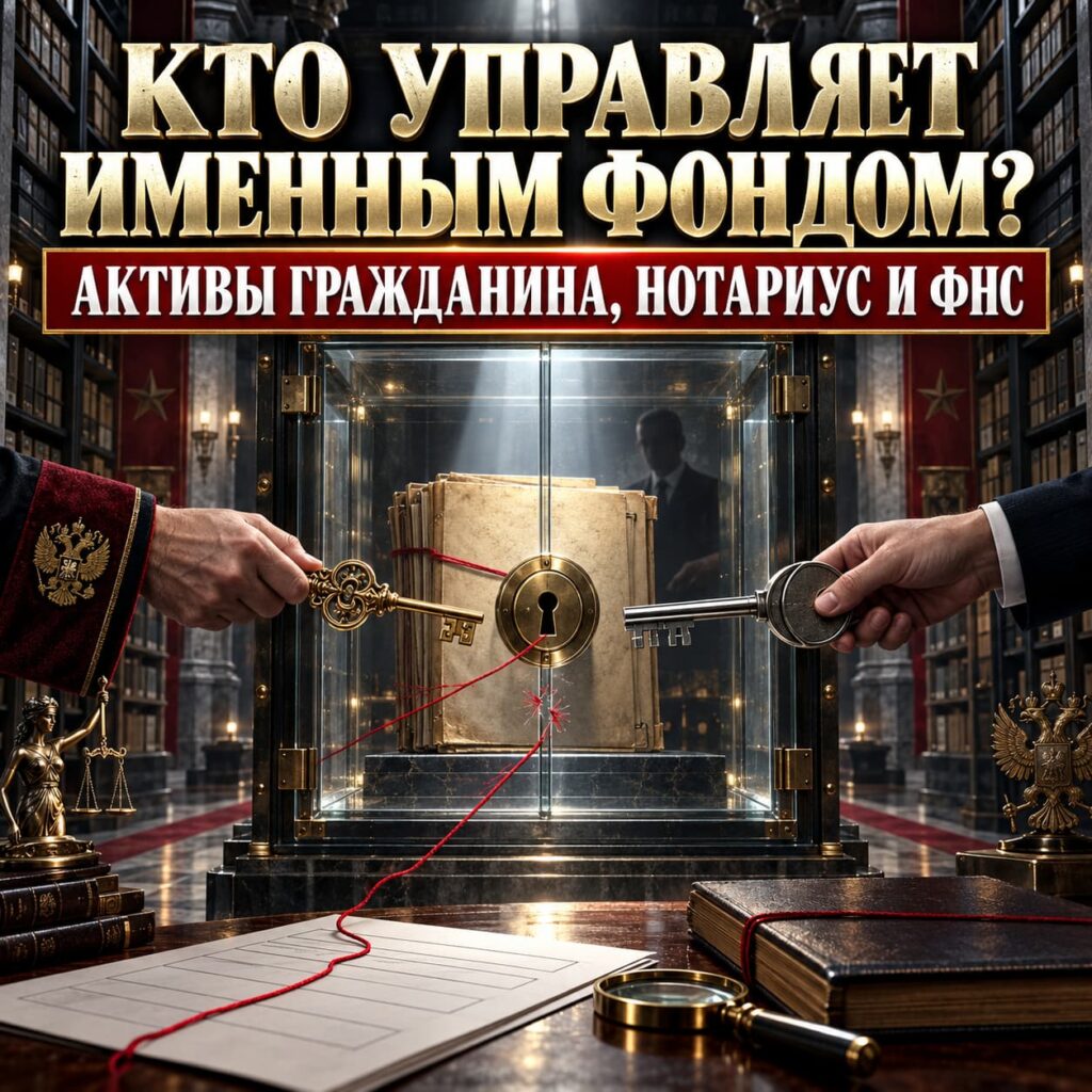 Нотариальное управление именным фондом гражданина СССР