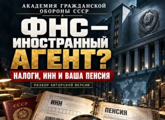 ФНС как иностранный агент и коммерческая структура: ничтожность ИНН, индивидуального персонифицированного учёта и обязательства Пенсионного фонда СССР ФНС