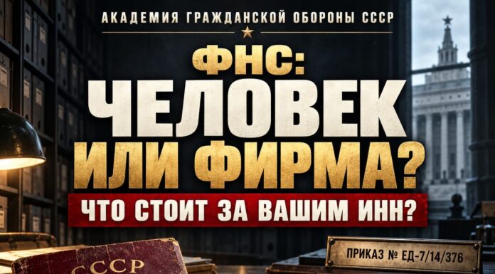Налоговый статус гражданина СССР и его именной фирмы: приказ ФНС № ЕД-7/14/376, учётные формы и приоритет законов СССР